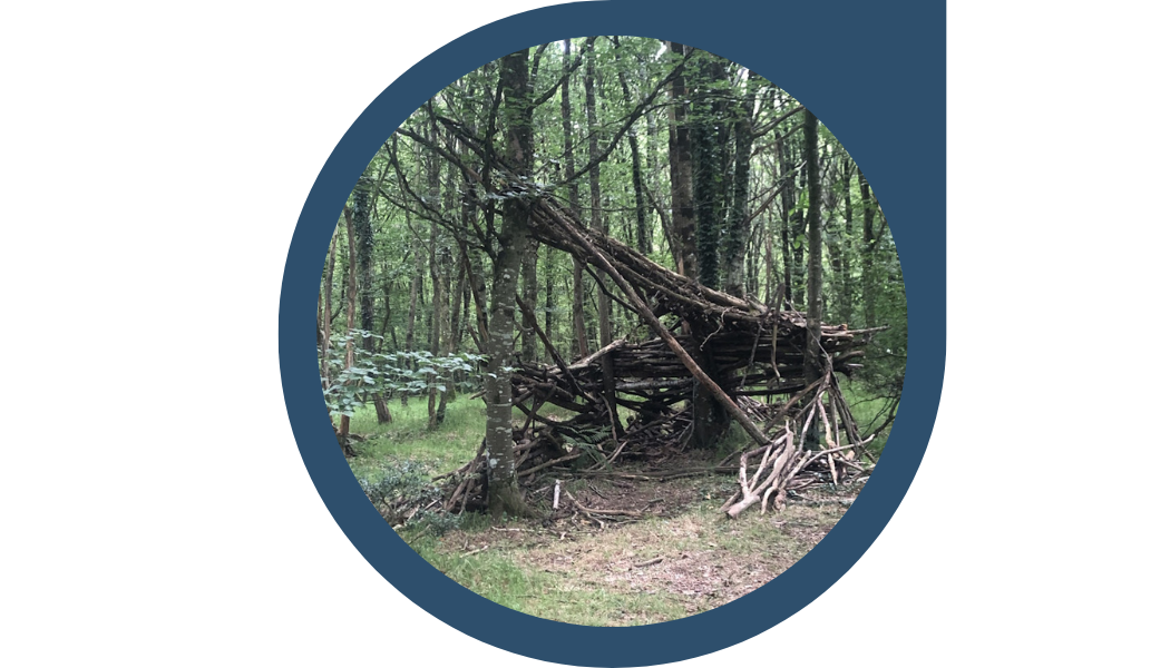 Atelier personnalisation d'une cabane dans la forêt de Touffou, Vertou ou aux Sorinières avec Pascal Frion, pour adulte et enfant