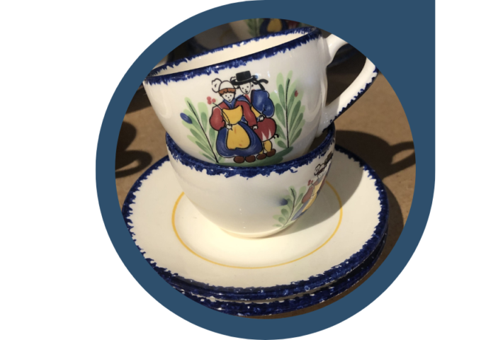 Peignez sur la faïence